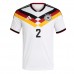 Tyskland Antonio Rudiger #2 Hemmakläder VM 2026 Kortärmad